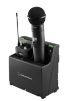 TWO-BAY HANDHELD AND BODY-PACK CHARGING STATION WITH POWER